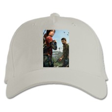 Baseball cap with Print The Last Of Us Main Heroes Print - white
