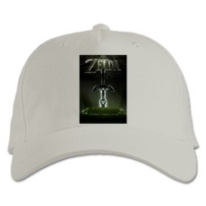 Baseball cap with Print The Legend Of Zelda Print - white