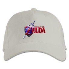 Baseball cap with Print The Legend Of Zelda Logo - white