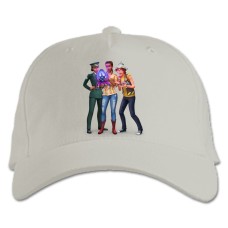 Baseball cap with Print The Sims Heroes Print - white