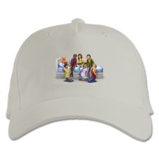 Baseball cap with Print The Sims Cute Heroes - white