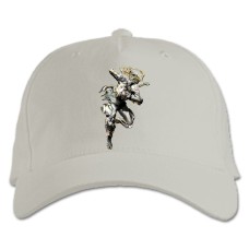 Baseball cap with Print Warframe Hero Print - white