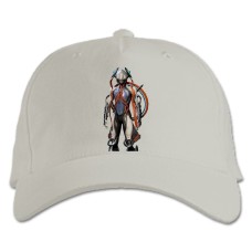 Baseball cap with Print Warframe Print Hero - white