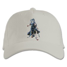 Baseball cap with Print Warframe Strong Hero Print - white