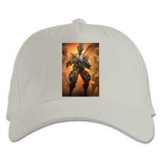 Baseball cap with Print Warframe Creature Print - white