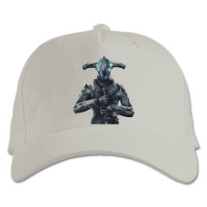 Baseball cap with Print Warframe Main Theme - white