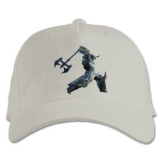 Baseball cap with Print Warframe Main Theme Print - white