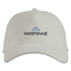 Baseball cap with Print Warframe Logo - white
