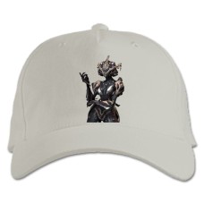 Baseball cap with Print Warframe Powerful Creature - white