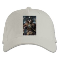 Baseball cap with Print Warhammer Theme Hero Print - white