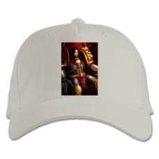 Baseball cap with Print Warhammer Strong Hero - white