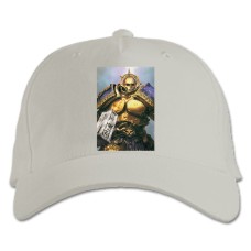 Baseball cap with Print Warhammer Powerful Hero Theme - white
