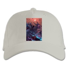 Baseball cap with Print Warhammer Creature - white
