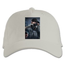 Baseball cap with Print Watch Dogs Hero Print - white
