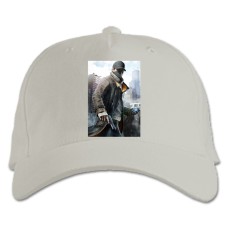 Baseball cap with Print Watch Dogs Print Hero - white