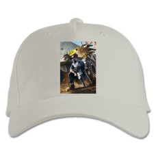 Baseball cap with Print Watch Dogs Main Theme Print - white