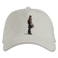 Baseball cap with Print Watch Dogs Man Hero - white