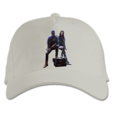 Baseball cap with Print Watch Dogs Heroes Print - white