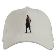 Baseball cap with Print Watch Dogs Man Hero Print - white