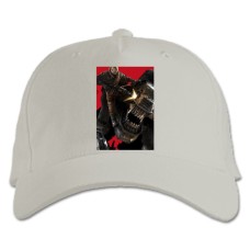 Baseball cap with Print Wolfenstein Theme Print - white