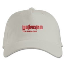 Baseball cap with Print Wolfenstein Logo Print - white