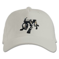 Baseball cap with Print Wolfenstein Creature - white
