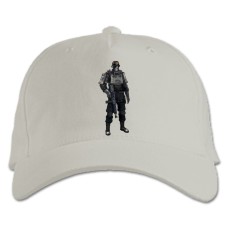 Baseball cap with Print Wolfenstein Theme Hero - white