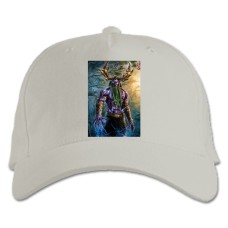 Baseball cap with Print World Of Warcraft Malfurion Stormrage - white