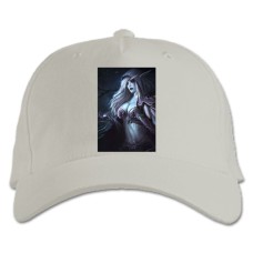 Baseball cap with Print World Of Warcraft Sylvanas Windrunner Girl - white