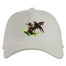 Baseball cap with Print World Of Warcraft Illidan Stormrage Hero - white