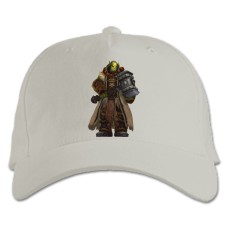 Baseball cap with Print World Of Warcraft Warrior - white