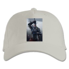 Baseball cap with Print The Witcher Geralt Of Rivia Hero - white