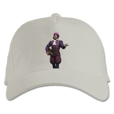 Baseball cap with Print The Witcher Dandelion - white