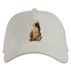 Baseball cap with Print Cute White Bear - white