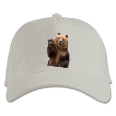 Baseball cap with Print Bear Says 
