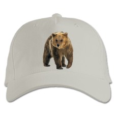 Baseball cap with Print Bear Walks - white