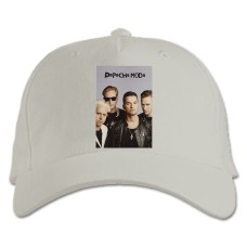 Baseball cap with Print Depeshe Mode - white