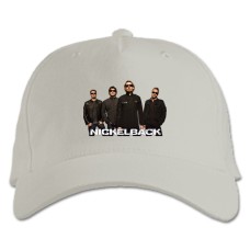 Бейсболка с принтом Найклбек 2 - белая