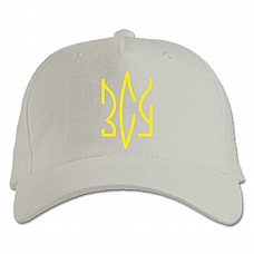 Baseball cap with Print Armed Forces coat of arms Ukraine - white