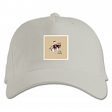 Бейсболка с принтом Патрон, пусти меня я их порву - белая