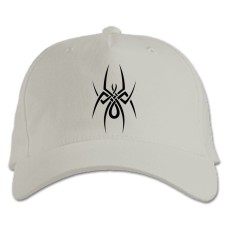 Baseball cap with Print Art Of Spider - white