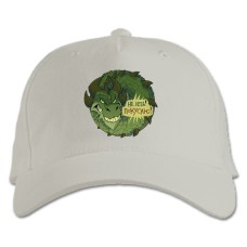 Бейсболка с принтом С - белая