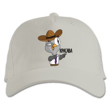 Бейсболка с принтом Красава - белая