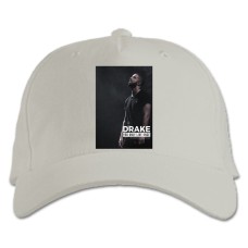Baseball cap with Print Drake 2 - white