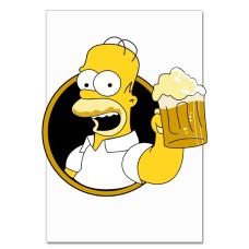 Notebooks A5 with print The Simpsons Homer With Beer -