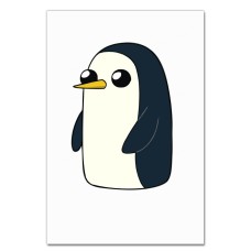 Notebooks A5 with print Adventure Time Penguin -