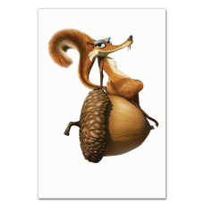 Notebooks A5 with print Ice Age Squirrel Skratti -
