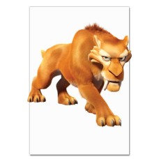 Notebooks A5 with print Ice Age Tiger Diego -