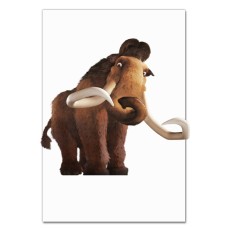 Блокнот А5 с принтом Ледниковый Период Мэнни -