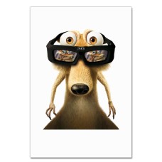 Notebooks A5 with print Ice Age 3D Squirrel -